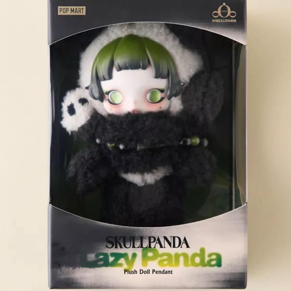 SKULLPANDA Lazy Panda Plush Doll Pendant